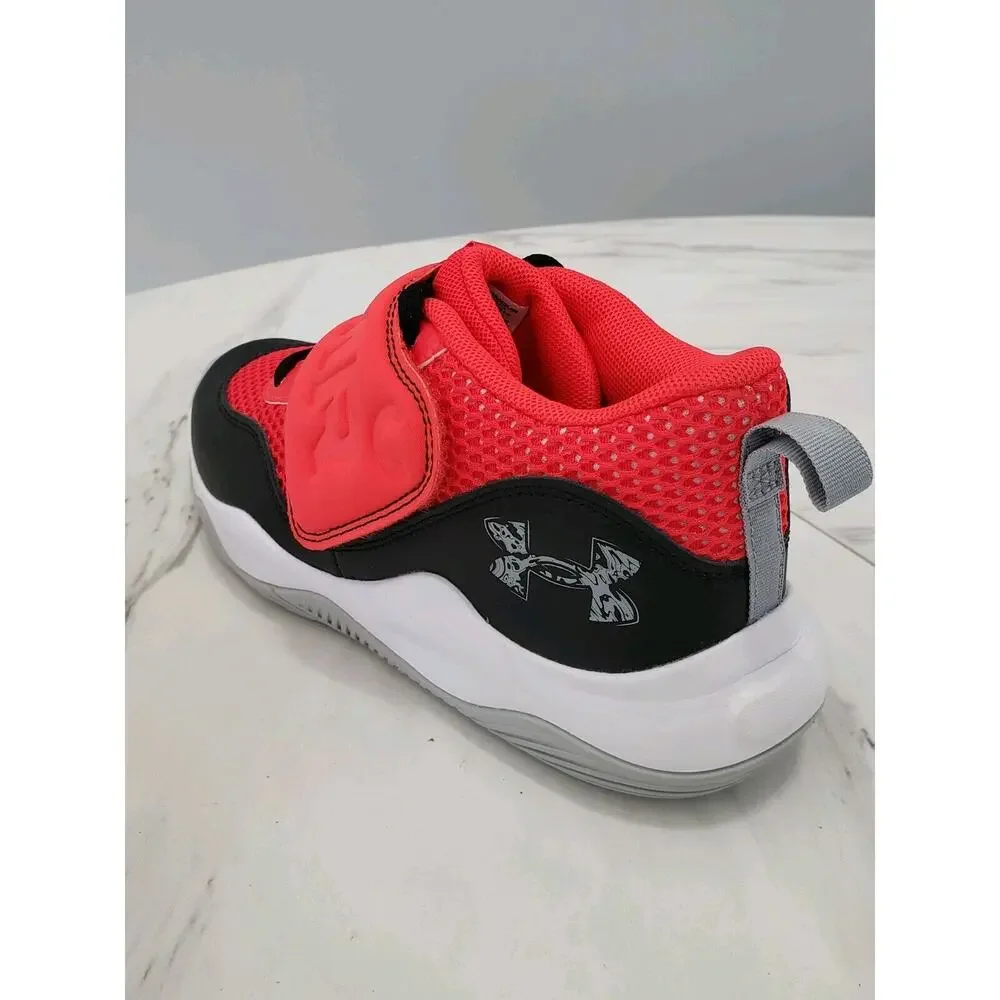 NEW WITHOUT BOX Under Armour Zone BB‎ 2 Kids size 3 Red Black Basketball shoes